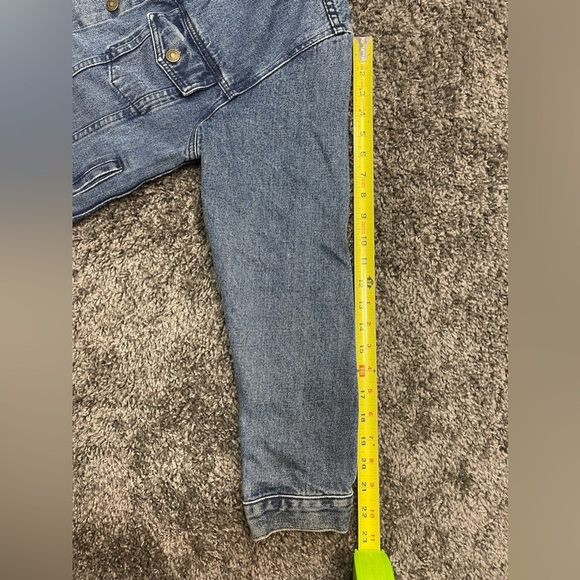 Cabela’s cotton blue denim jean long sleeve button down jacket coat size M - Picture 13 of 17